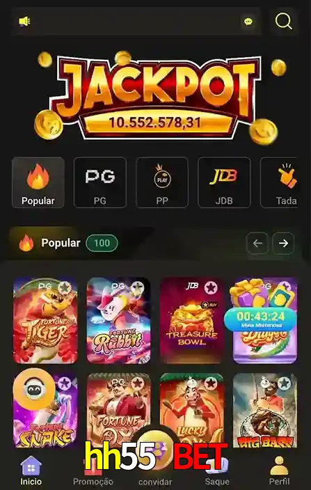 Promoções Especiais no hh55 bet App